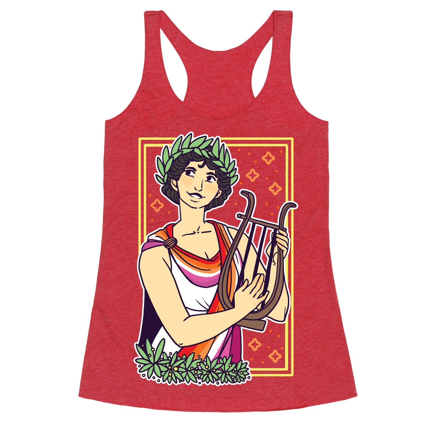 Sappho, Our Lady of Lesbians Racerback Tank