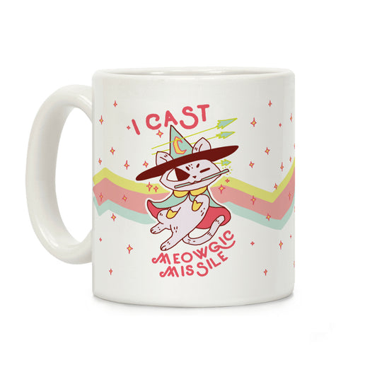 I Cast Meowgic Missile Coffee Mug