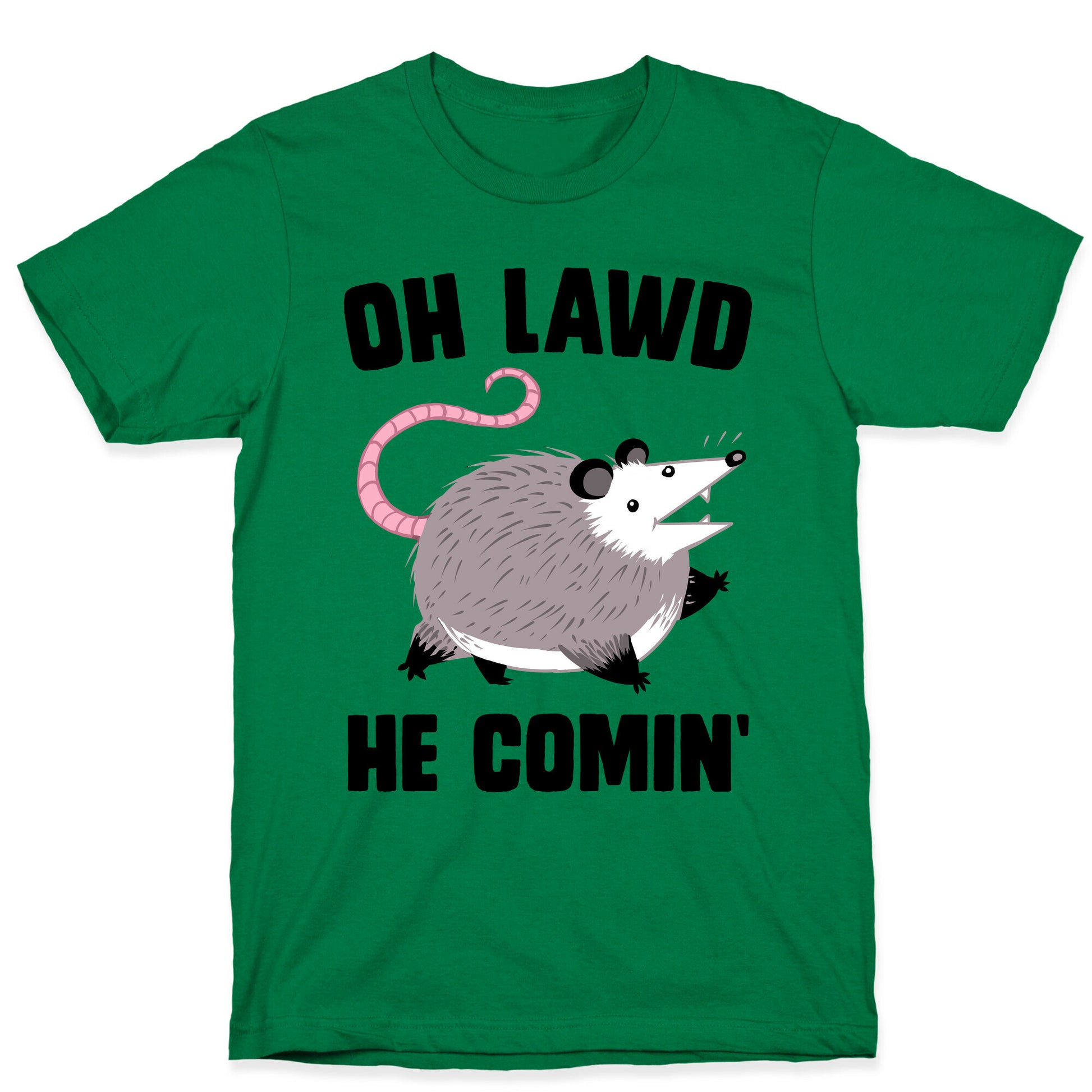 Oh Lawd He Comin' Possum T-Shirt