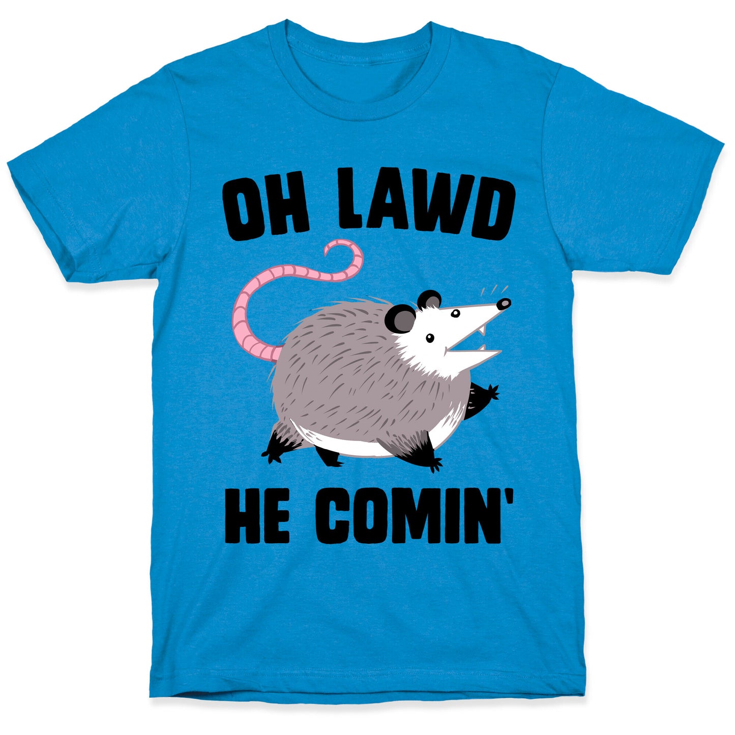 Oh Lawd He Comin' Possum T-Shirt