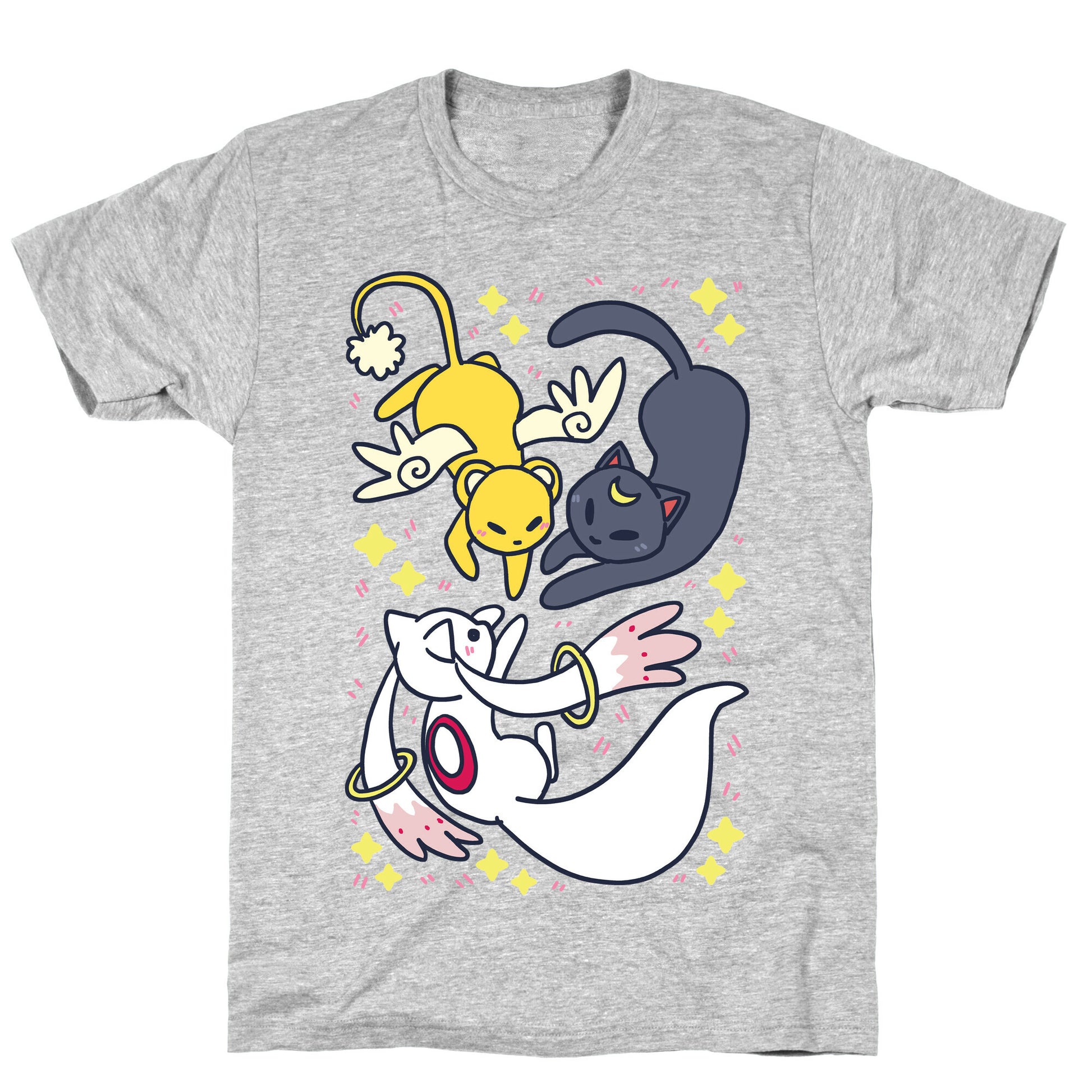 Magical Mascots - Luna, Kero and Kyubey T-Shirt