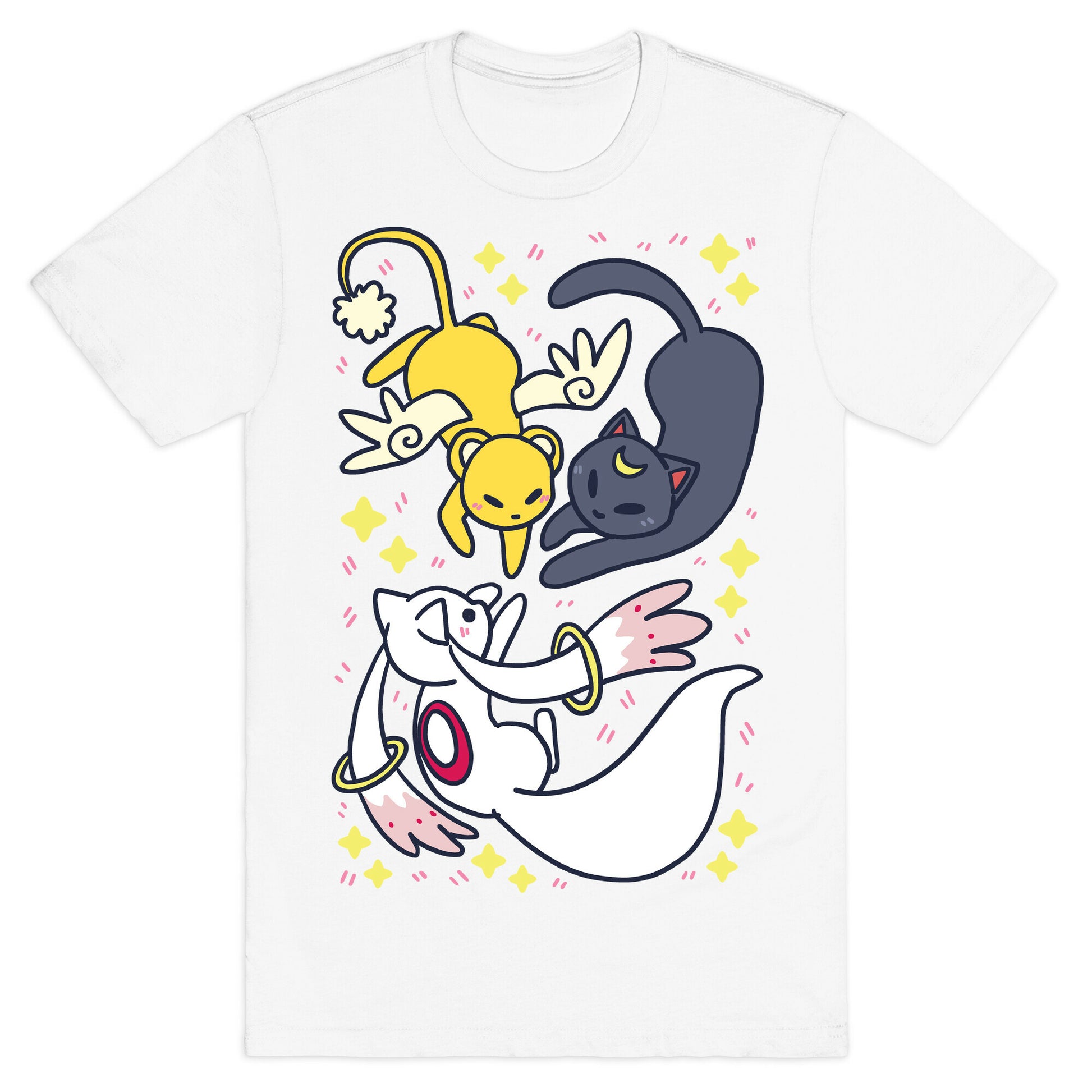 Magical Mascots - Luna, Kero and Kyubey T-Shirt