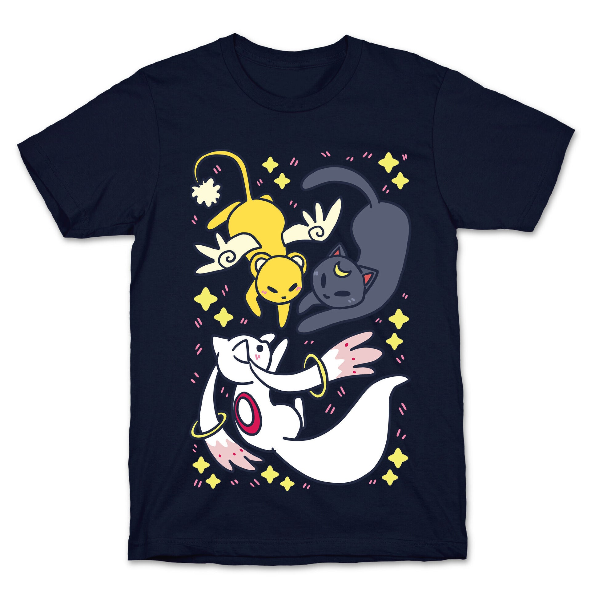 Magical Mascots - Luna, Kero and Kyubey T-Shirt