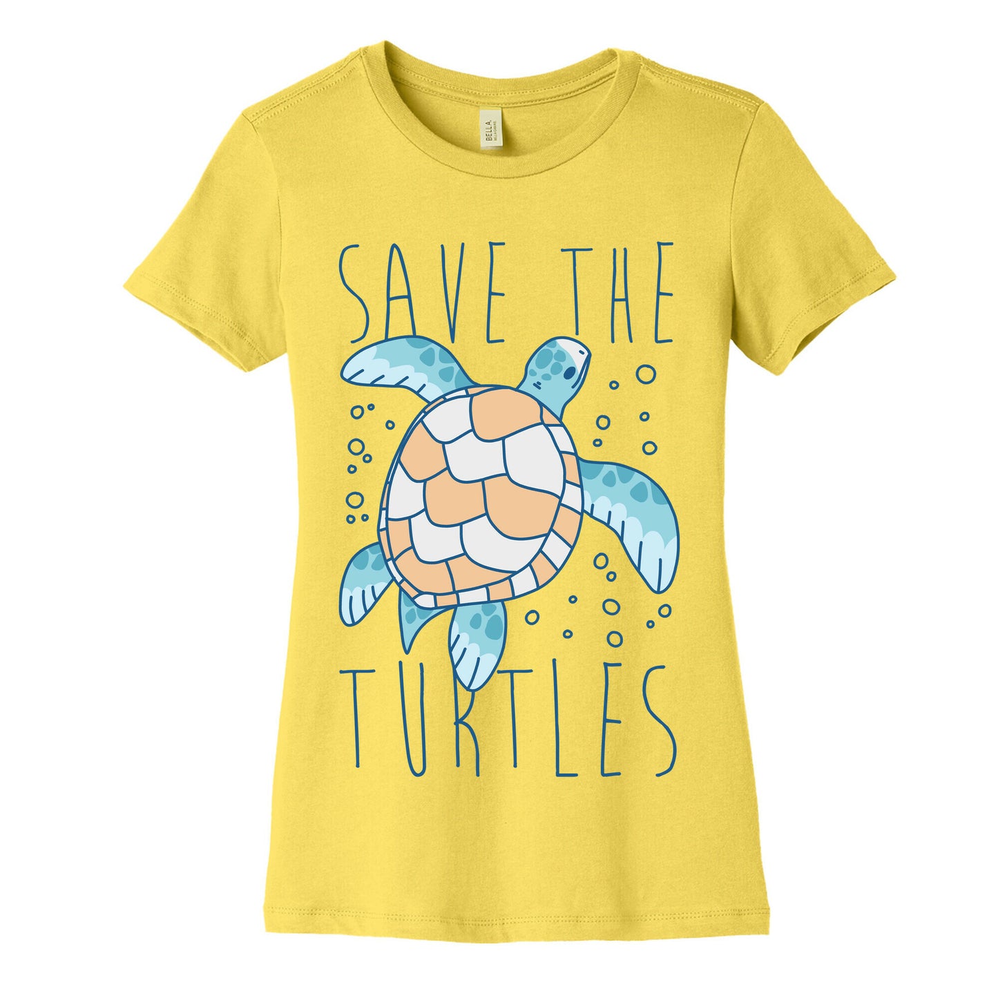Save the Turtles Women's Cotton Tee