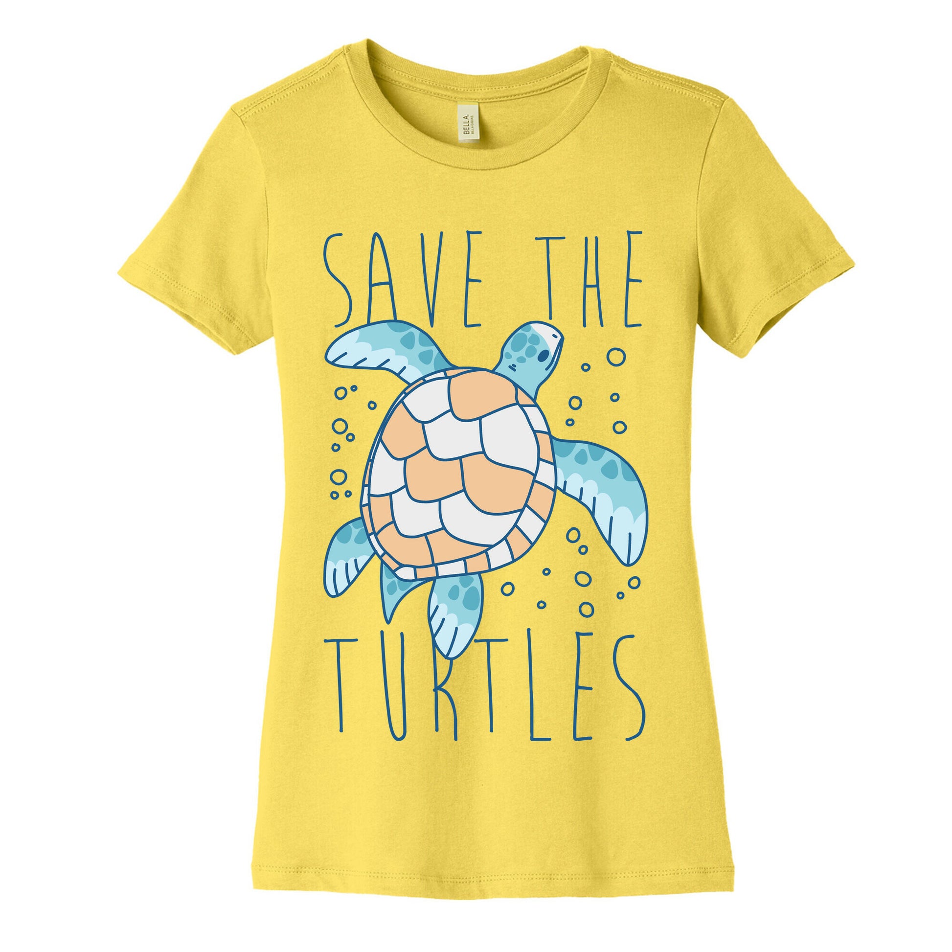 Save the Turtles Women's Cotton Tee