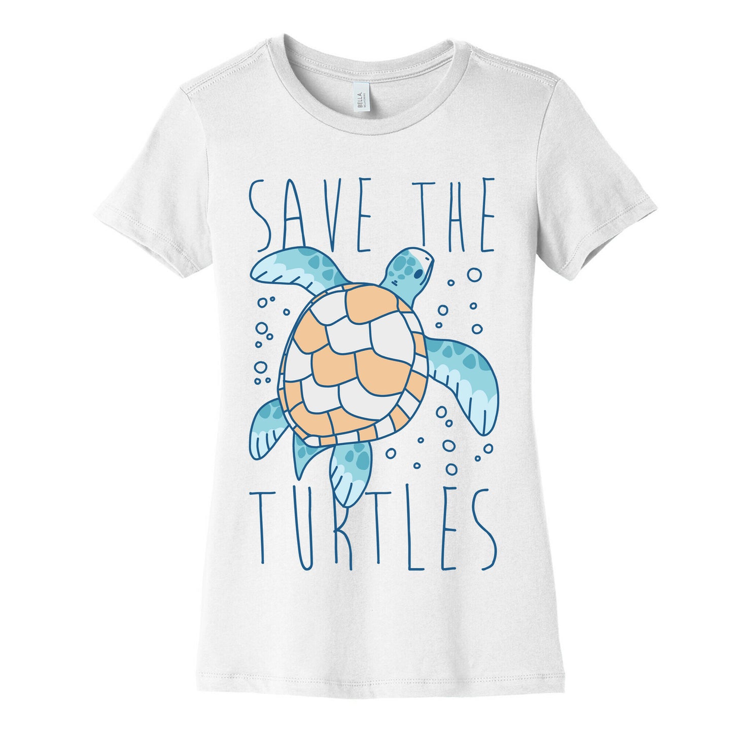Save the Turtles Women's Cotton Tee