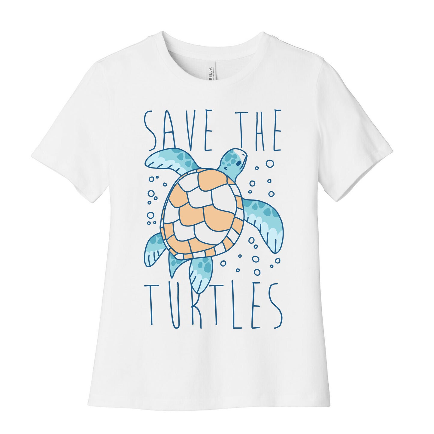 Save the Turtles Women's Cotton Tee