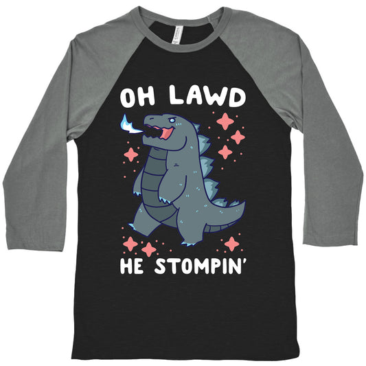 Oh Lawd, He Stompin' Baseball Tee