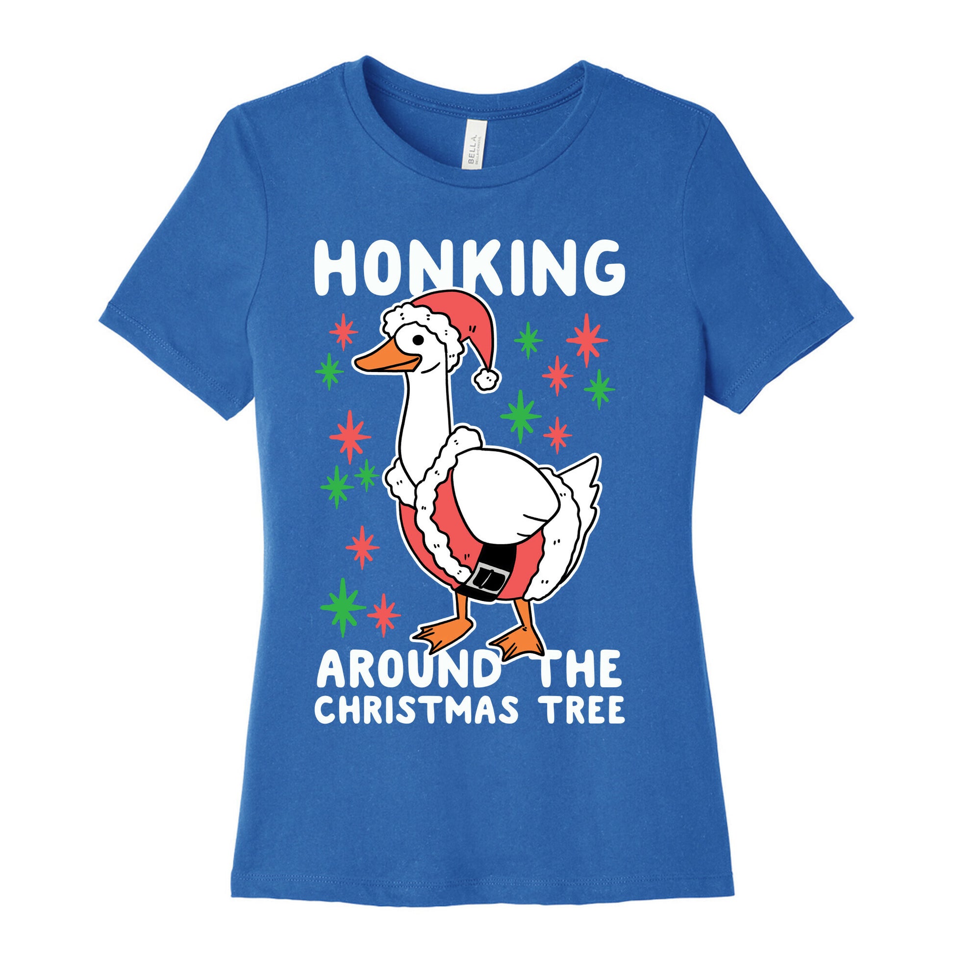 Honking Around the Christmas Tree  Women's Cotton Tee