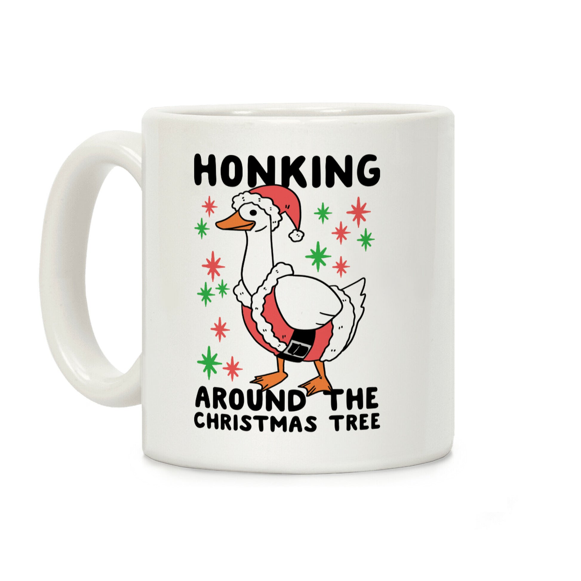 Honking Around the Christmas Tree Coffee Mug