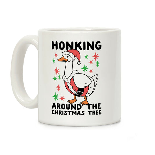 Honking Around the Christmas Tree Coffee Mug