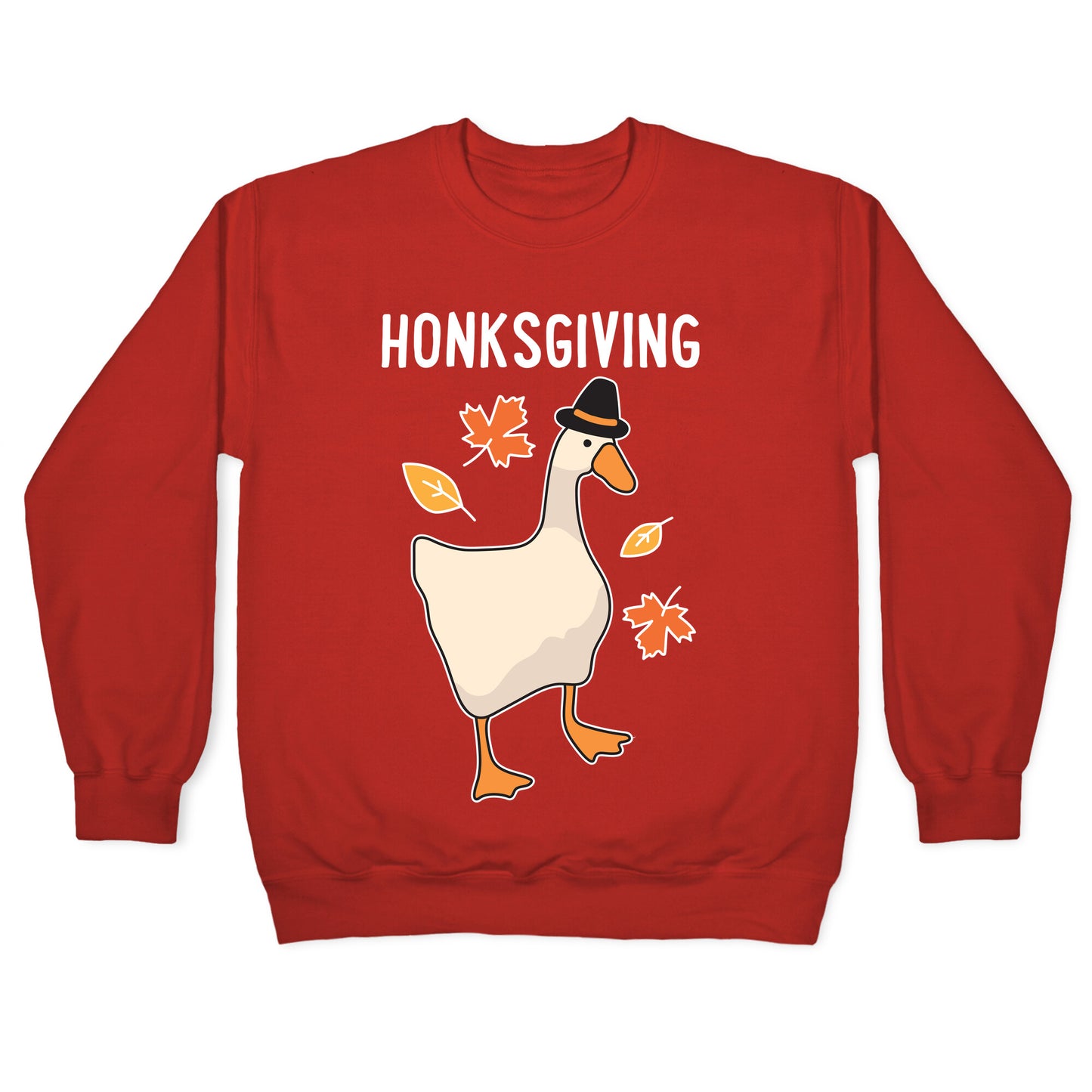 Happy Honksgiving Goose Crewneck Sweatshirt