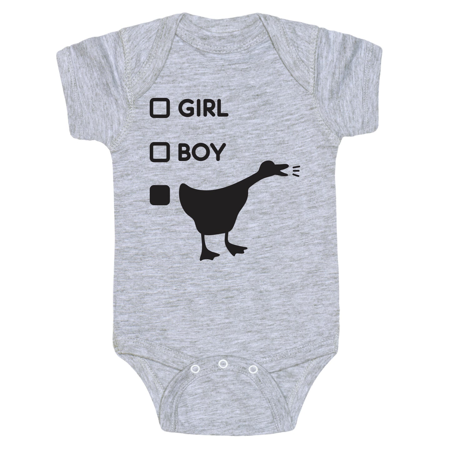 Girl Boy Goose Gender Baby One Piece