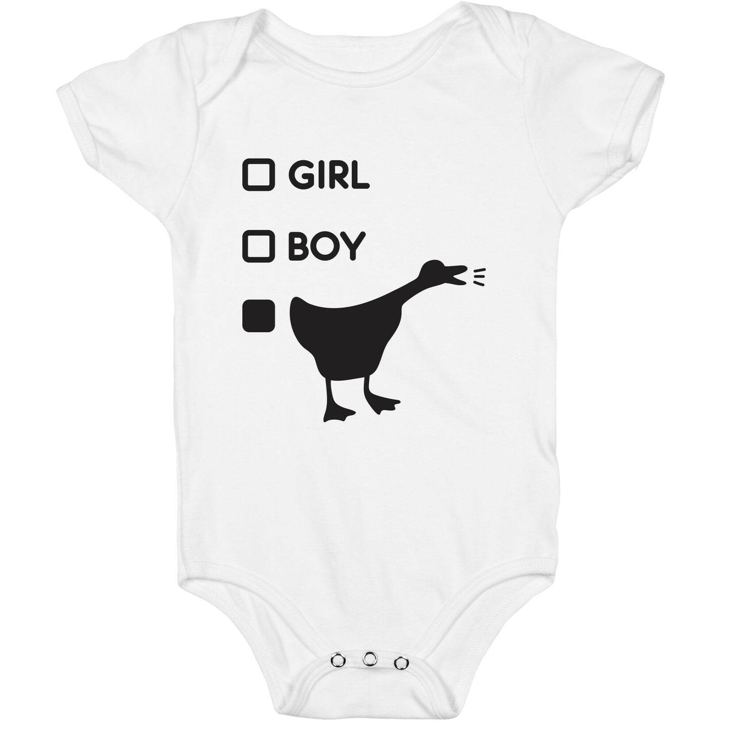Girl Boy Goose Gender Baby One Piece