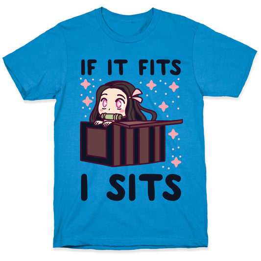 If It Fits, I Sits - Demon Slayer T-Shirt
