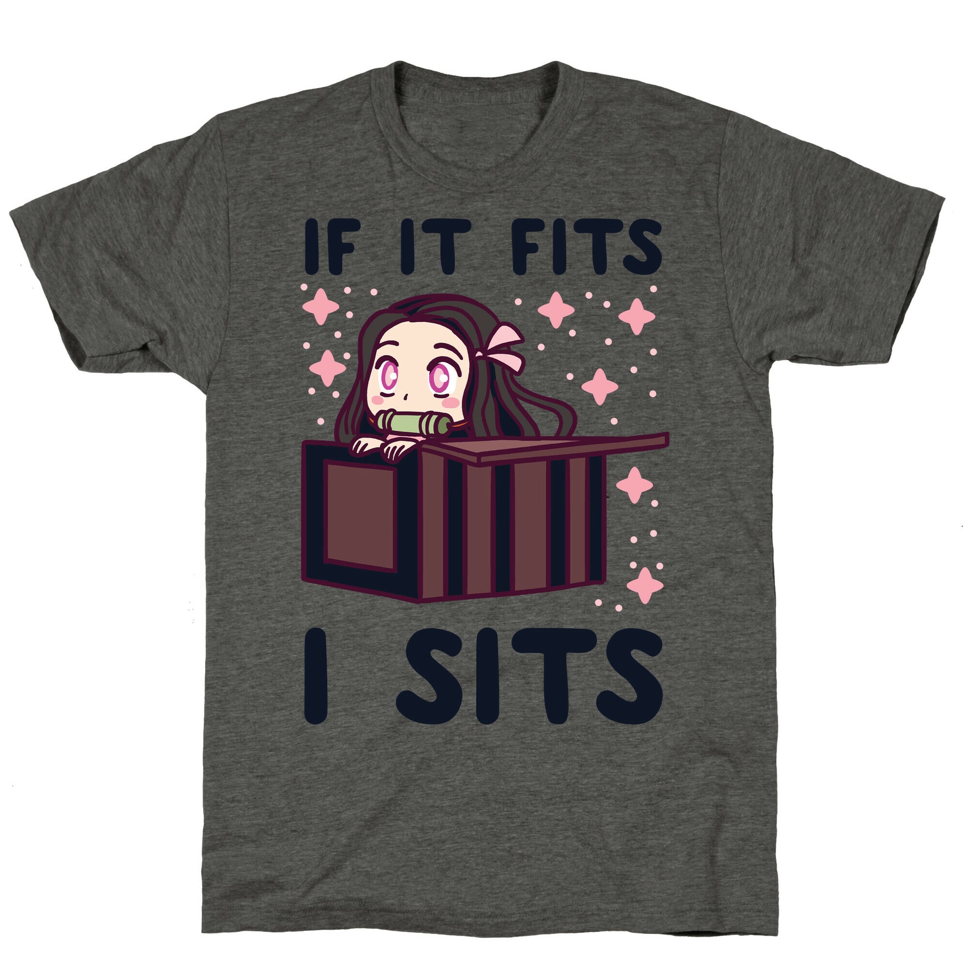 If It Fits, I Sits - Demon Slayer Unisex Triblend Tee