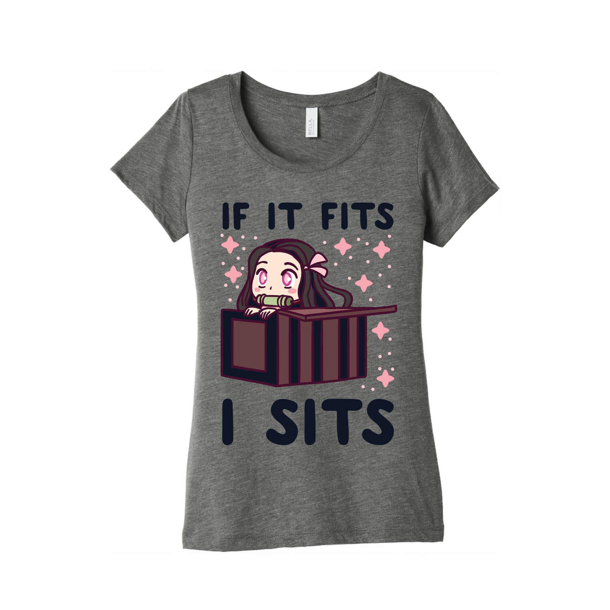 If It Fits, I Sits - Demon Slayer Women's Triblend Tee