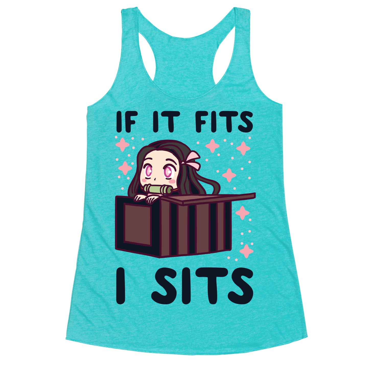 If It Fits, I Sits - Demon Slayer Racerback Tank