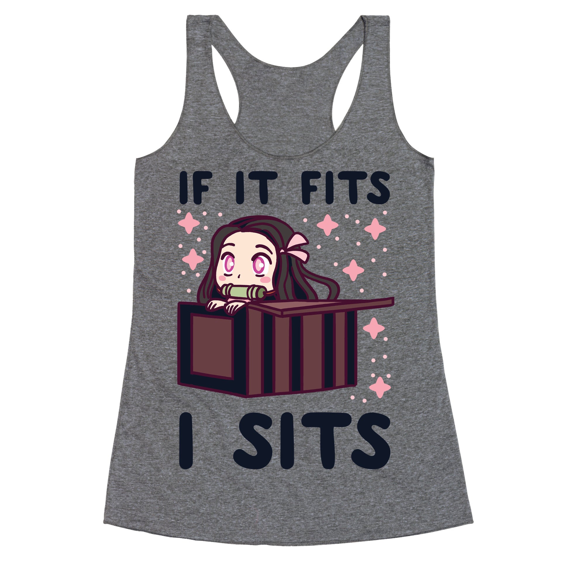 If It Fits, I Sits - Demon Slayer Racerback Tank