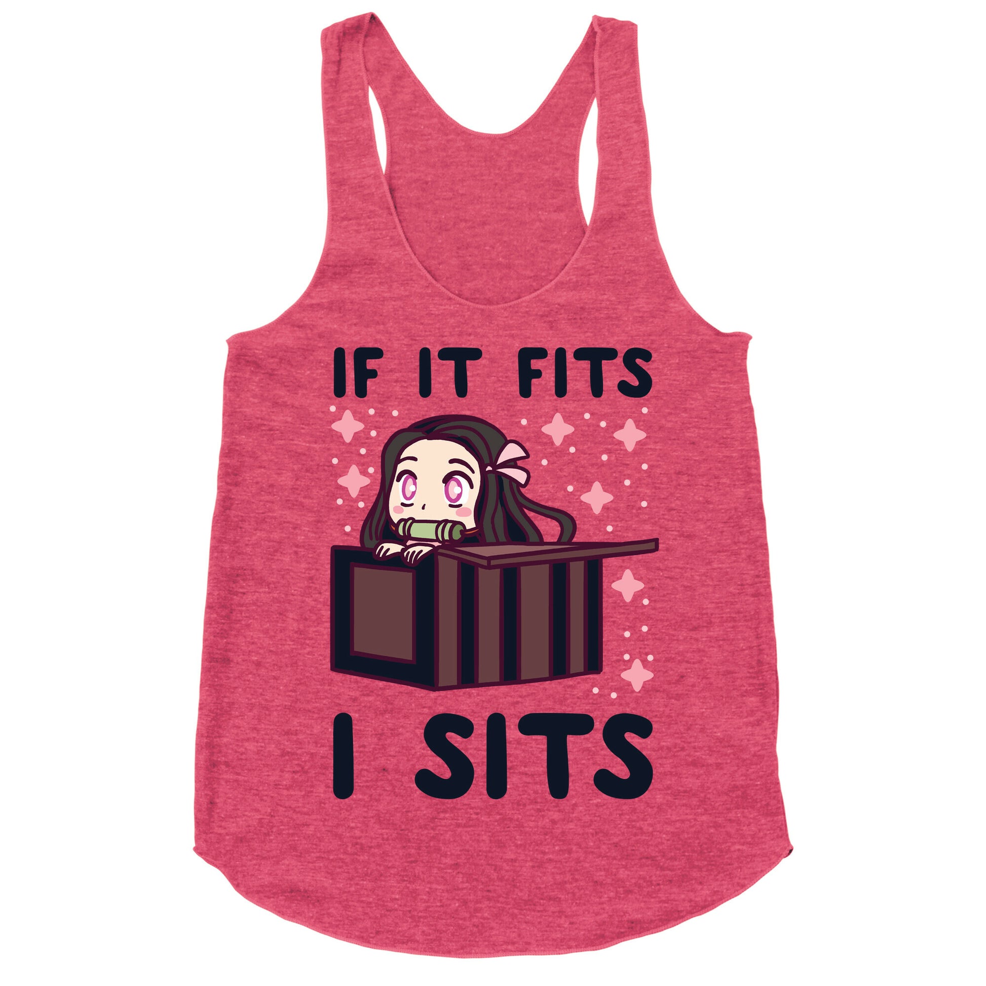 If It Fits, I Sits - Demon Slayer Racerback Tank
