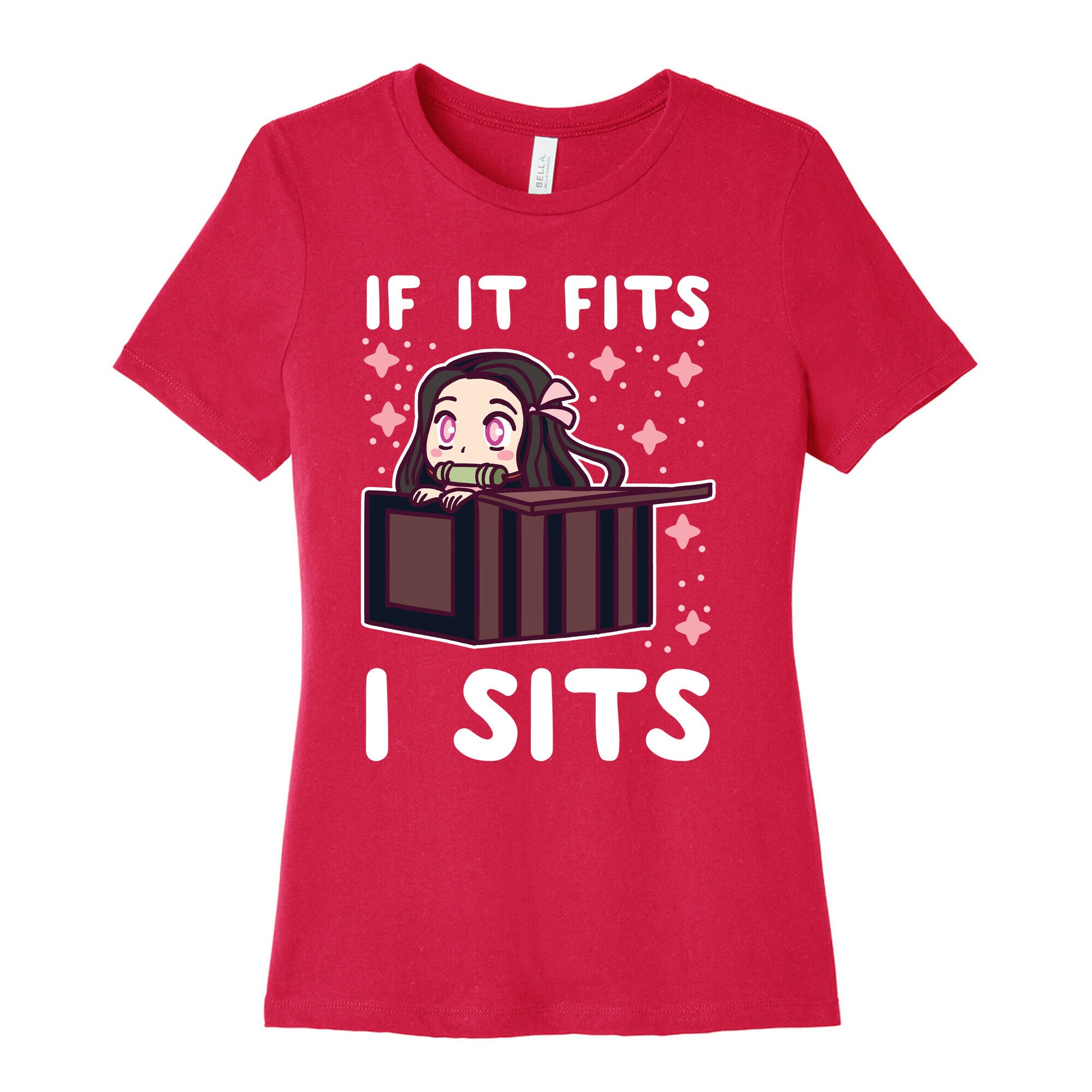 If It Fits, I Sits - Demon Slayer Women's Cotton Tee