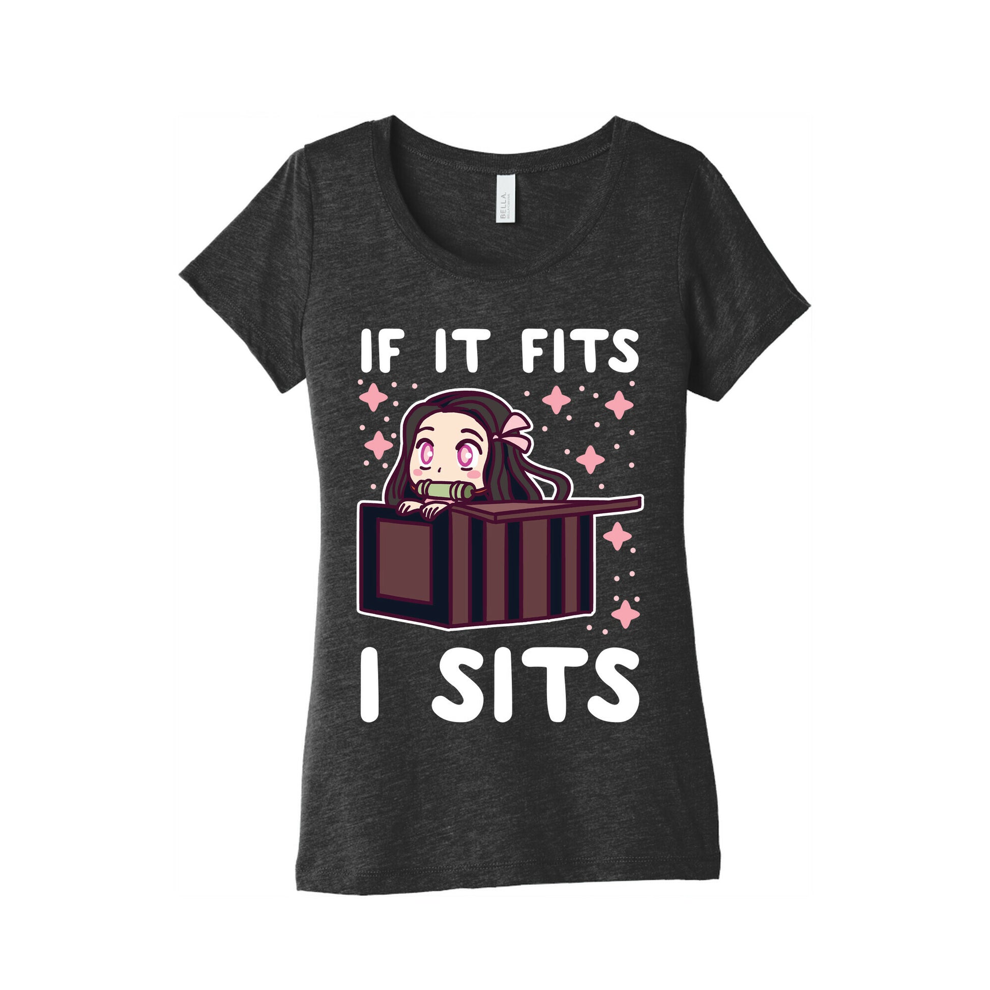 If It Fits, I Sits - Demon Slayer Women's Triblend Tee