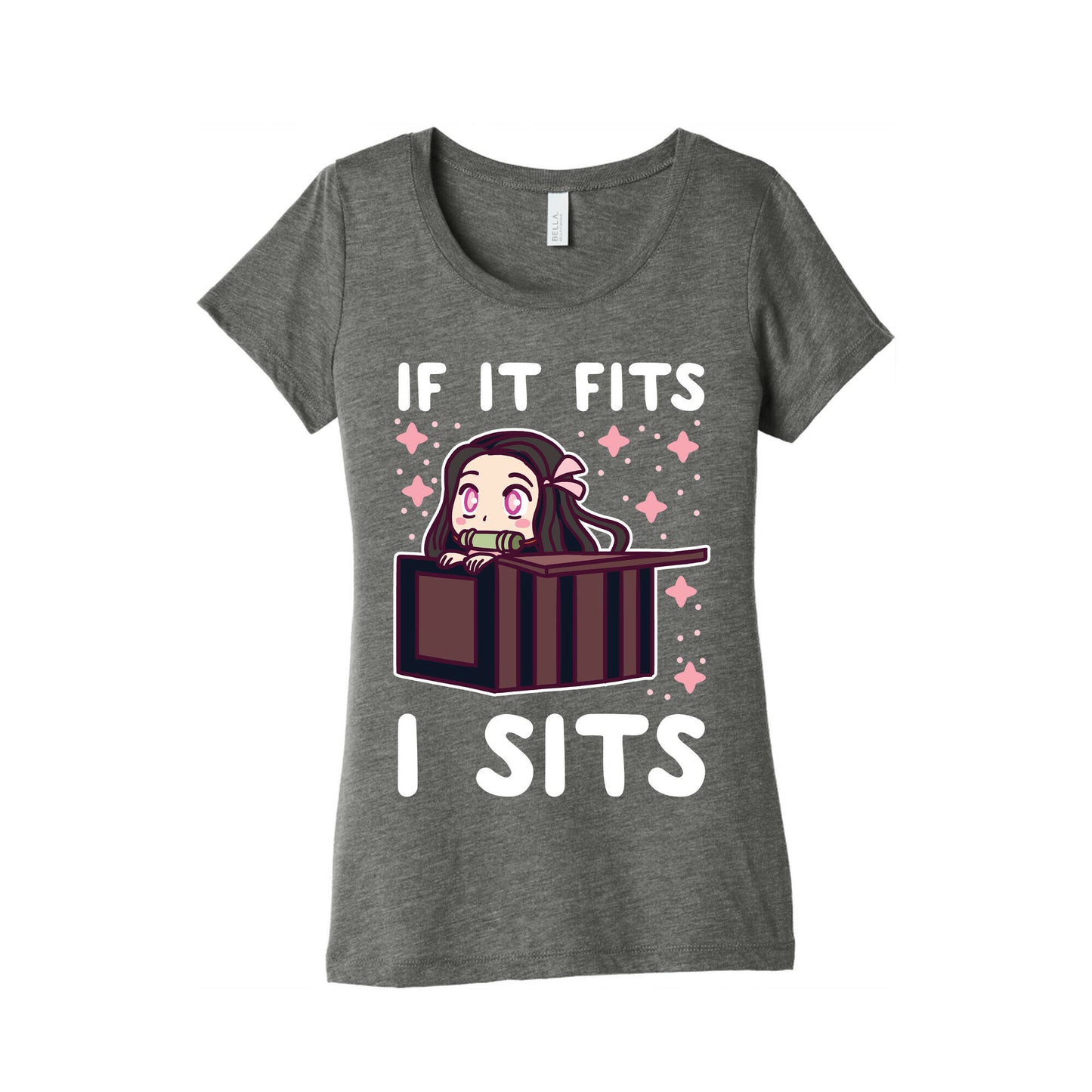 If It Fits, I Sits - Demon Slayer Women's Triblend Tee