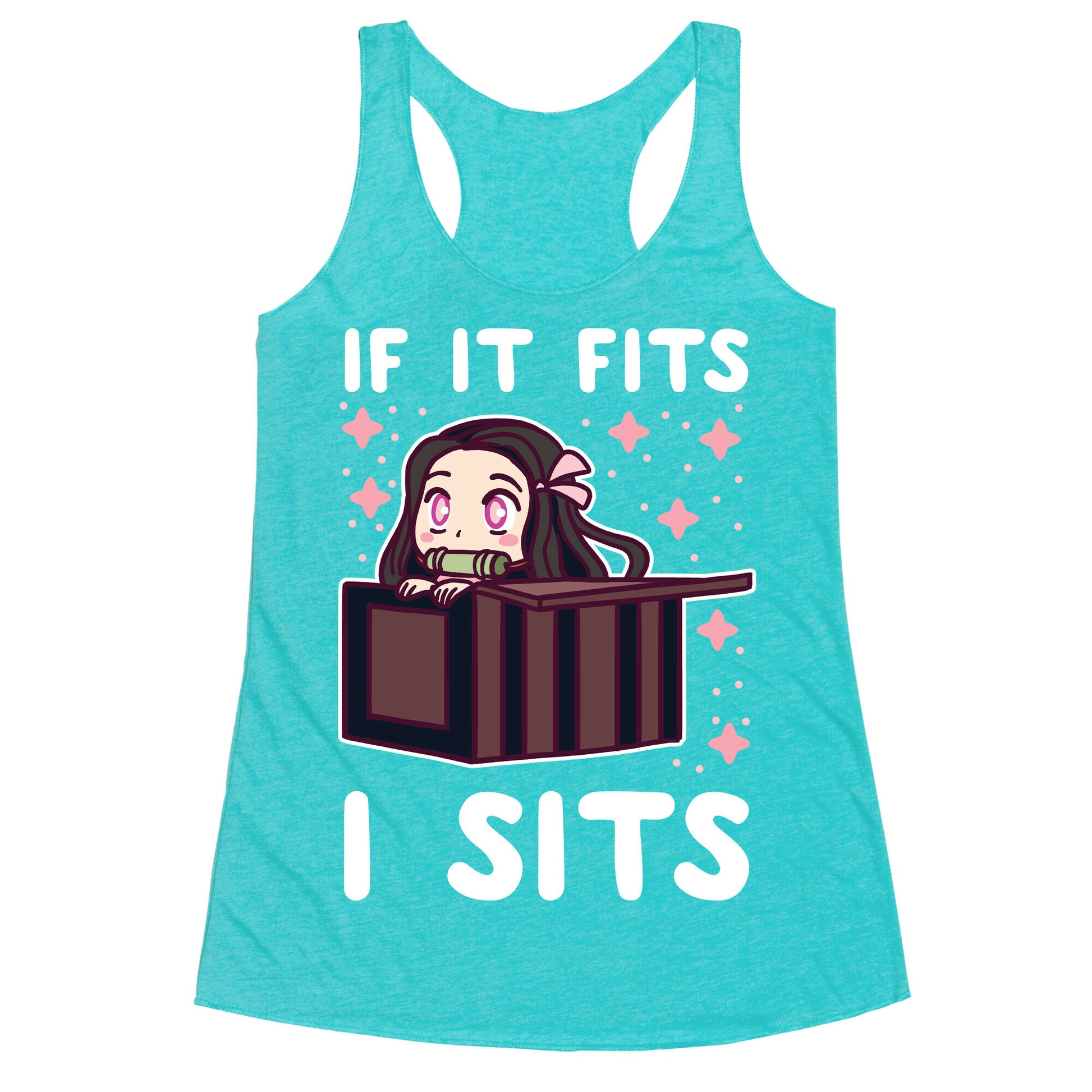 If It Fits, I Sits - Demon Slayer Racerback Tank