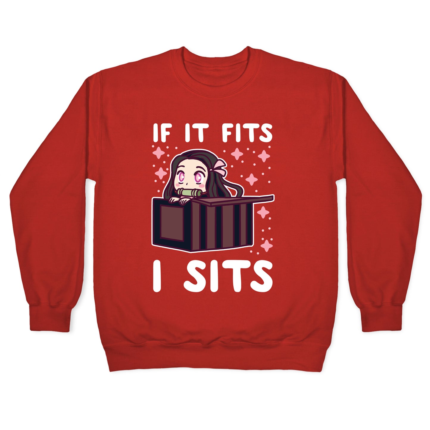 If It Fits, I Sits - Demon Slayer Crewneck Sweatshirt