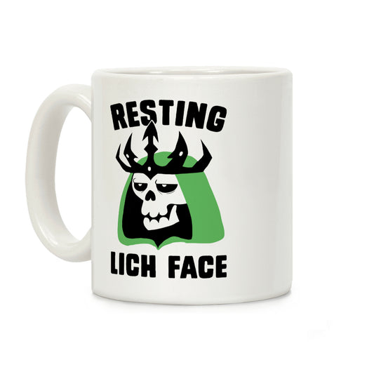 Resting Lich Face Coffee Mug