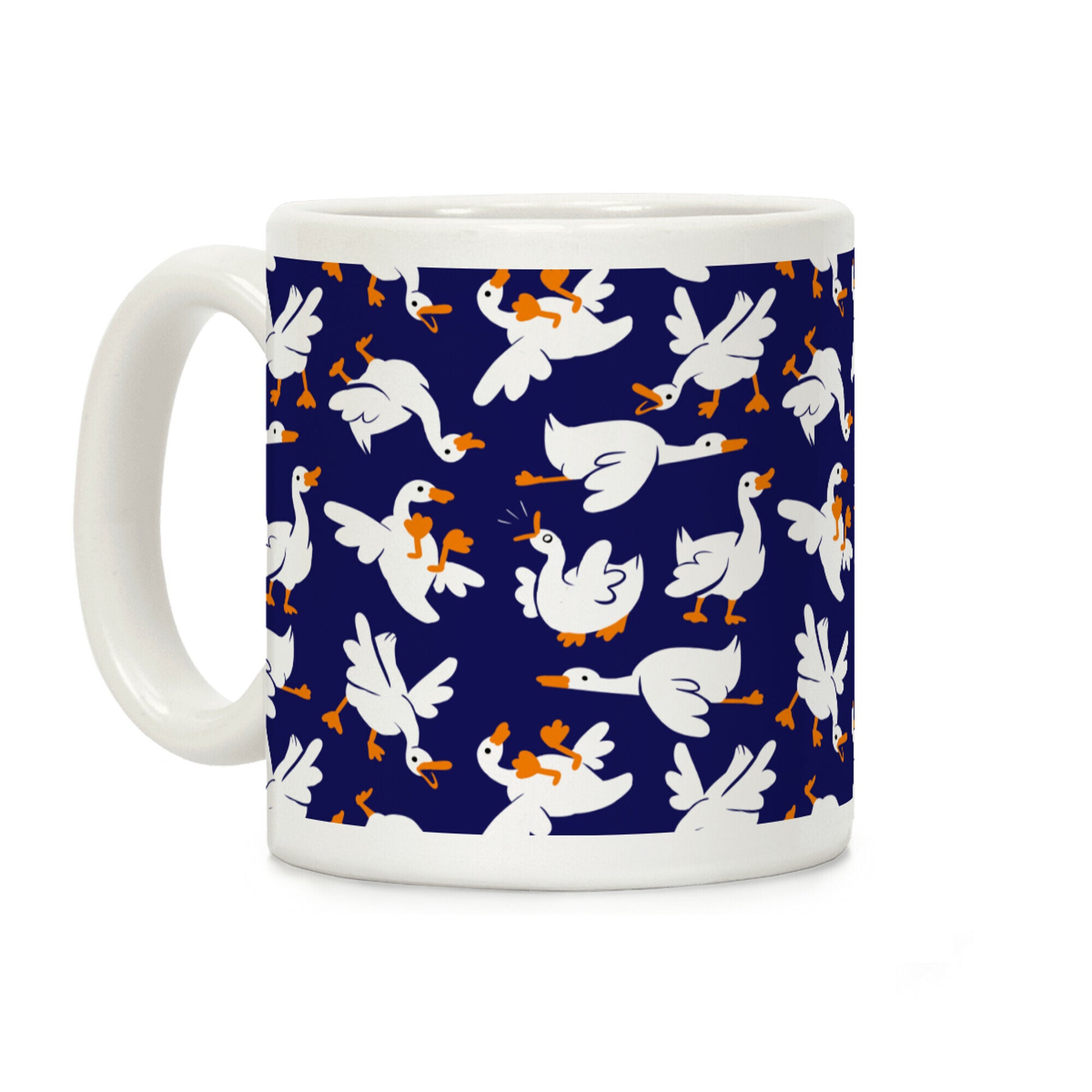 Goose Pattern Coffee Mug