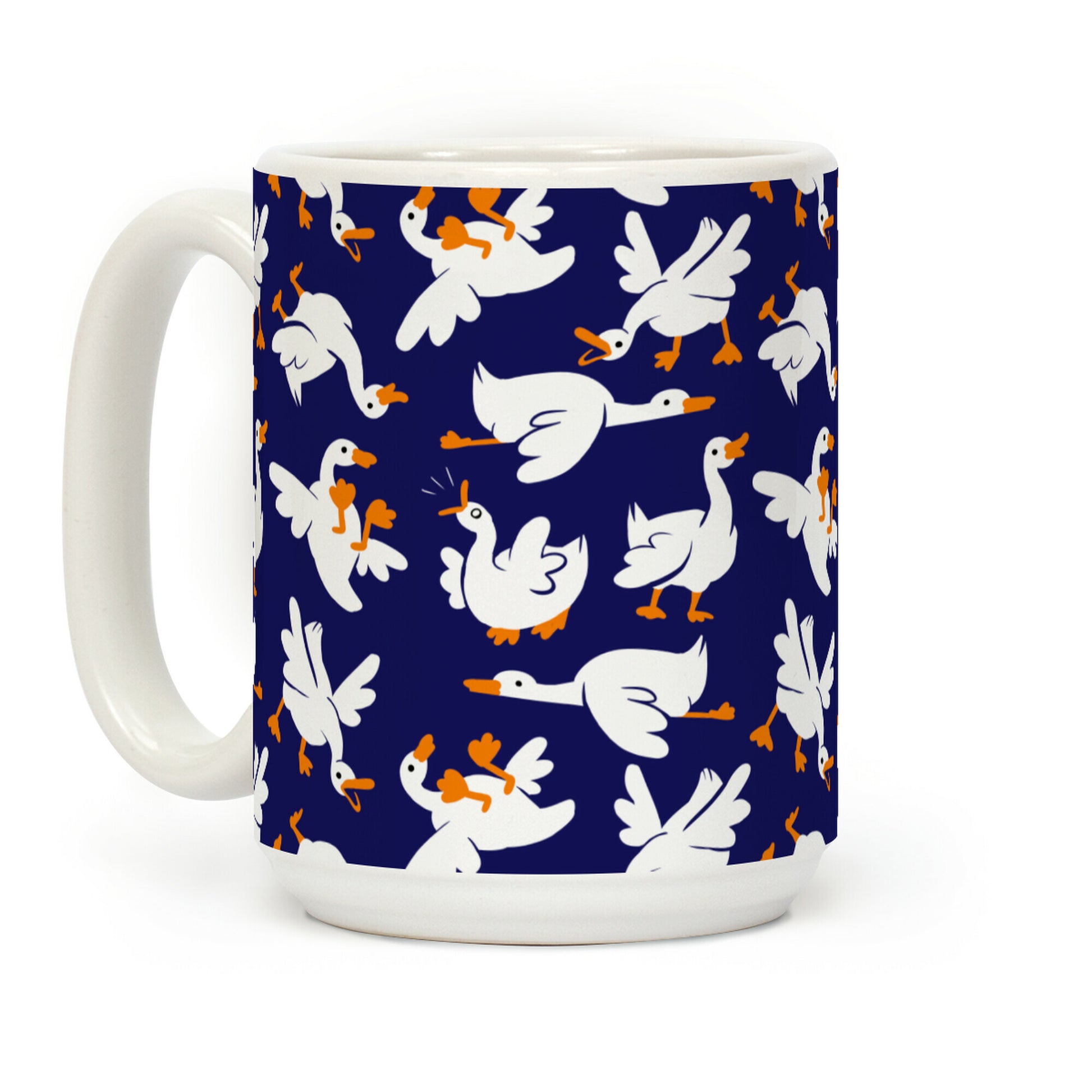 Goose Pattern Coffee Mug