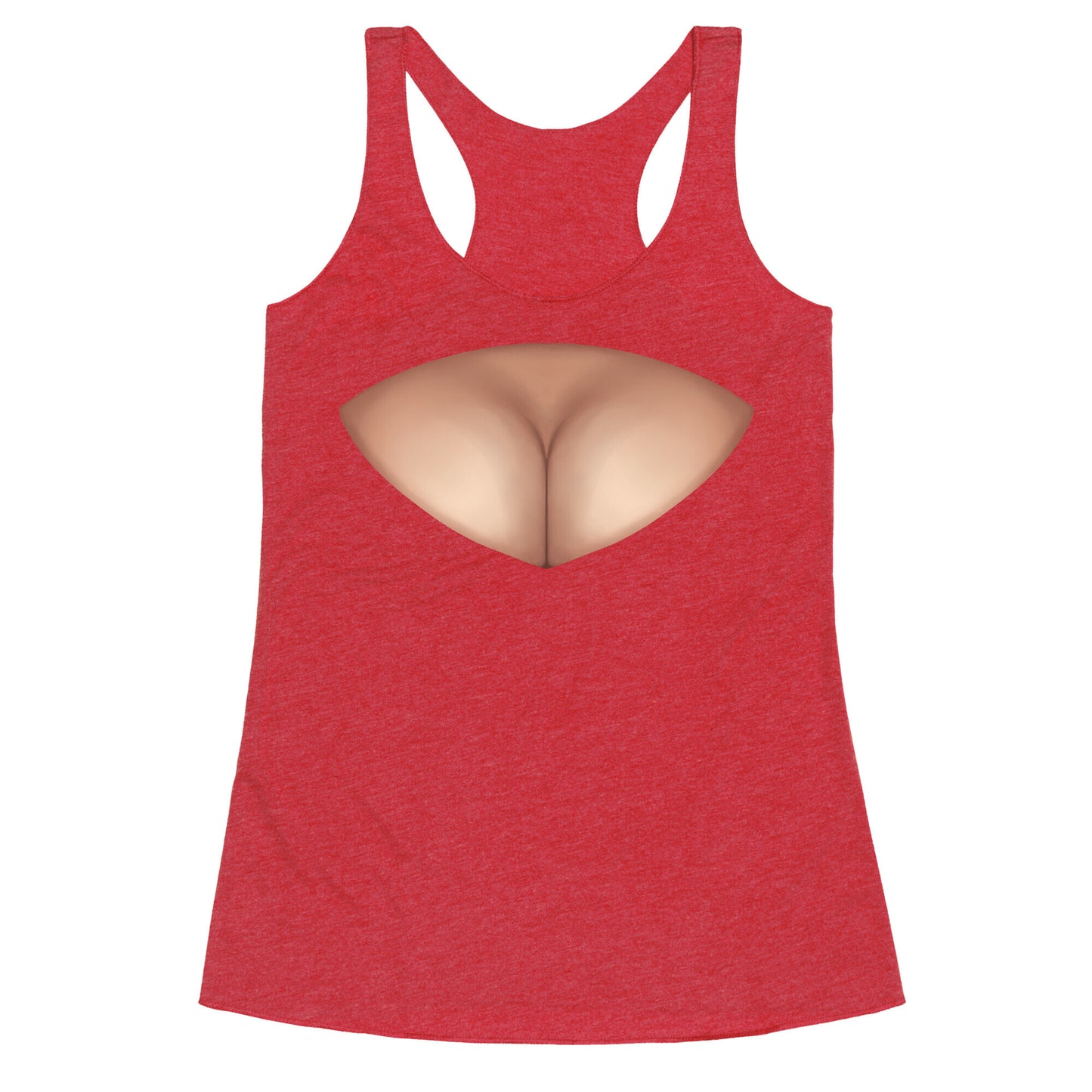 Cleavage Window Racerback Tank