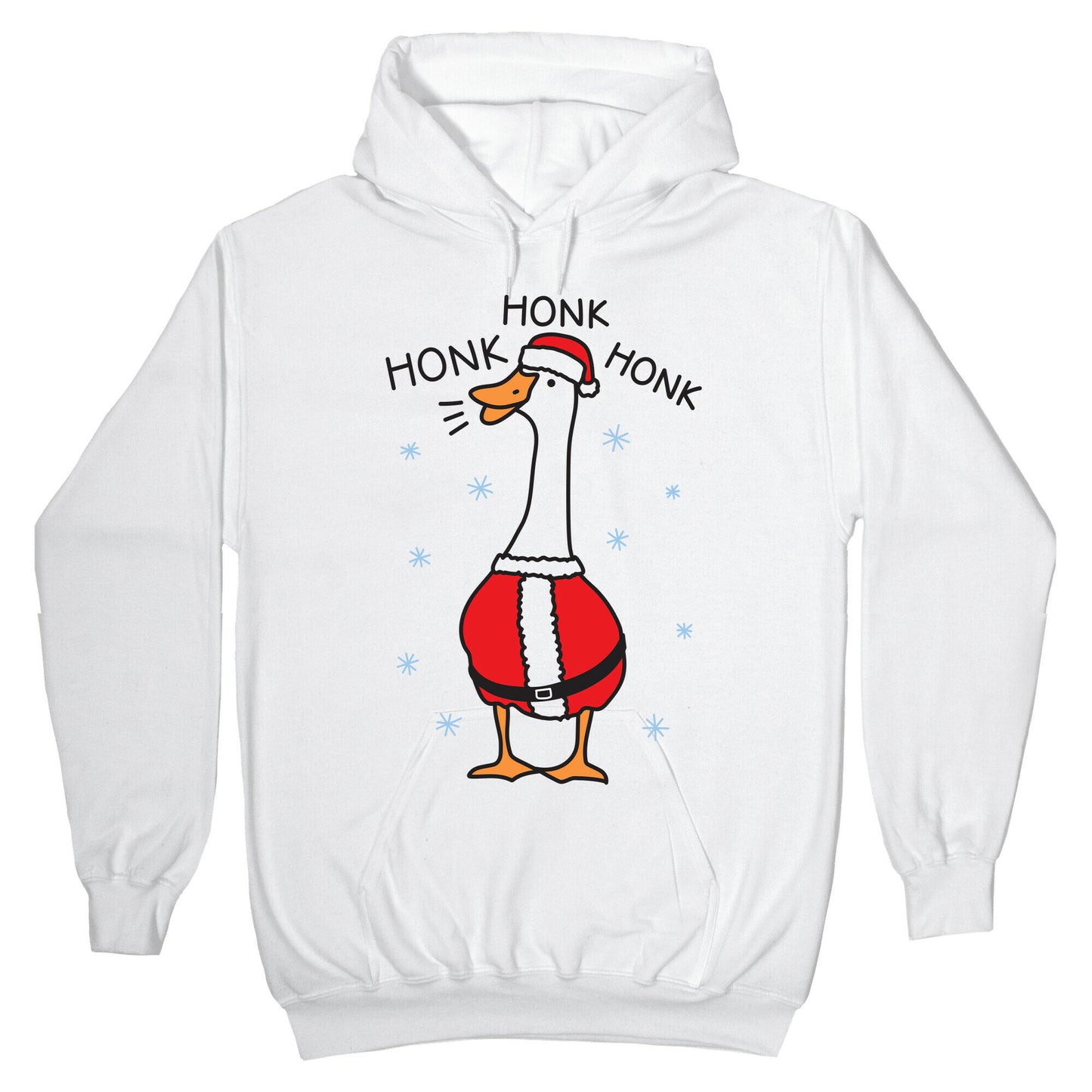 Honk Honk Honk Santa Goose Hoodie