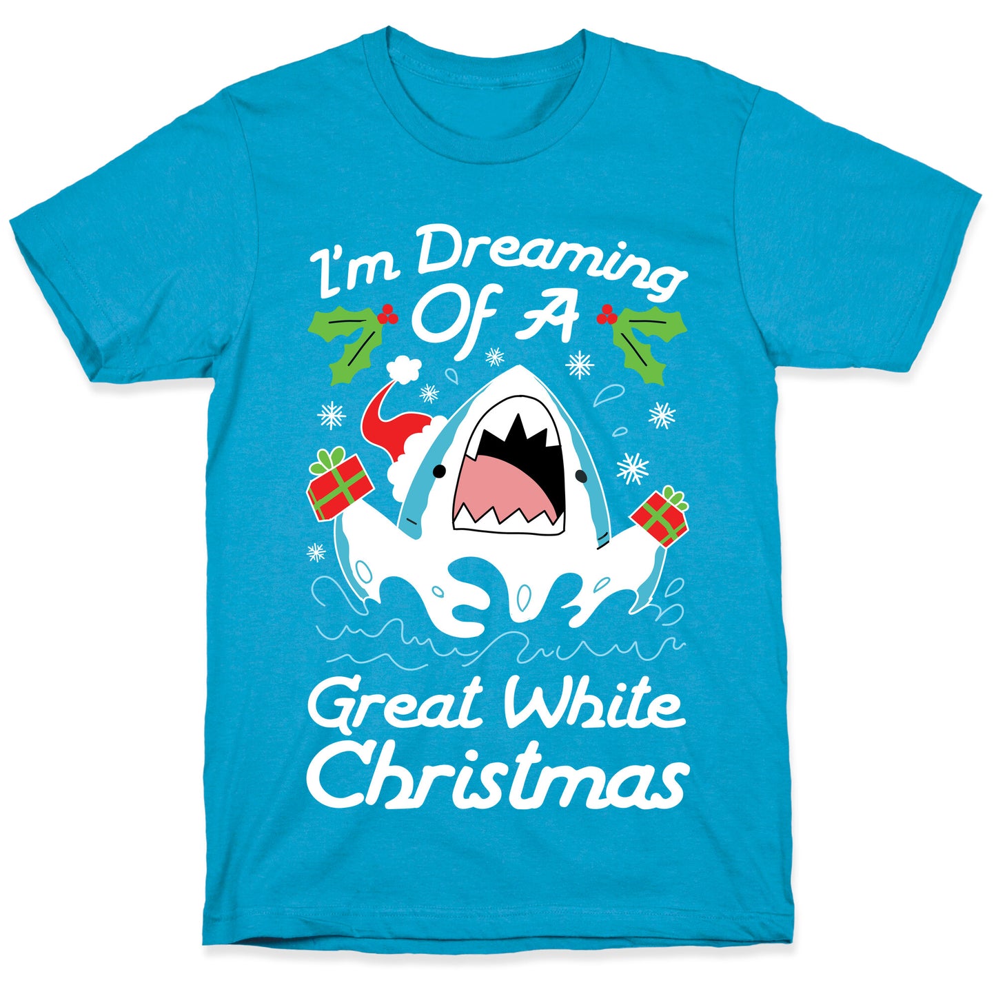 I'm Dreaming Of A Great White Christmas Unisex Triblend Tee