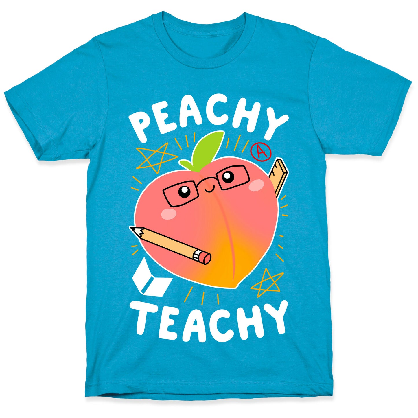 Peachy Teachy Unisex Triblend Tee