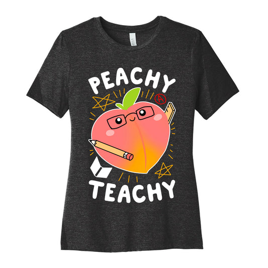 Peachy Teachy Women's Cotton Tee