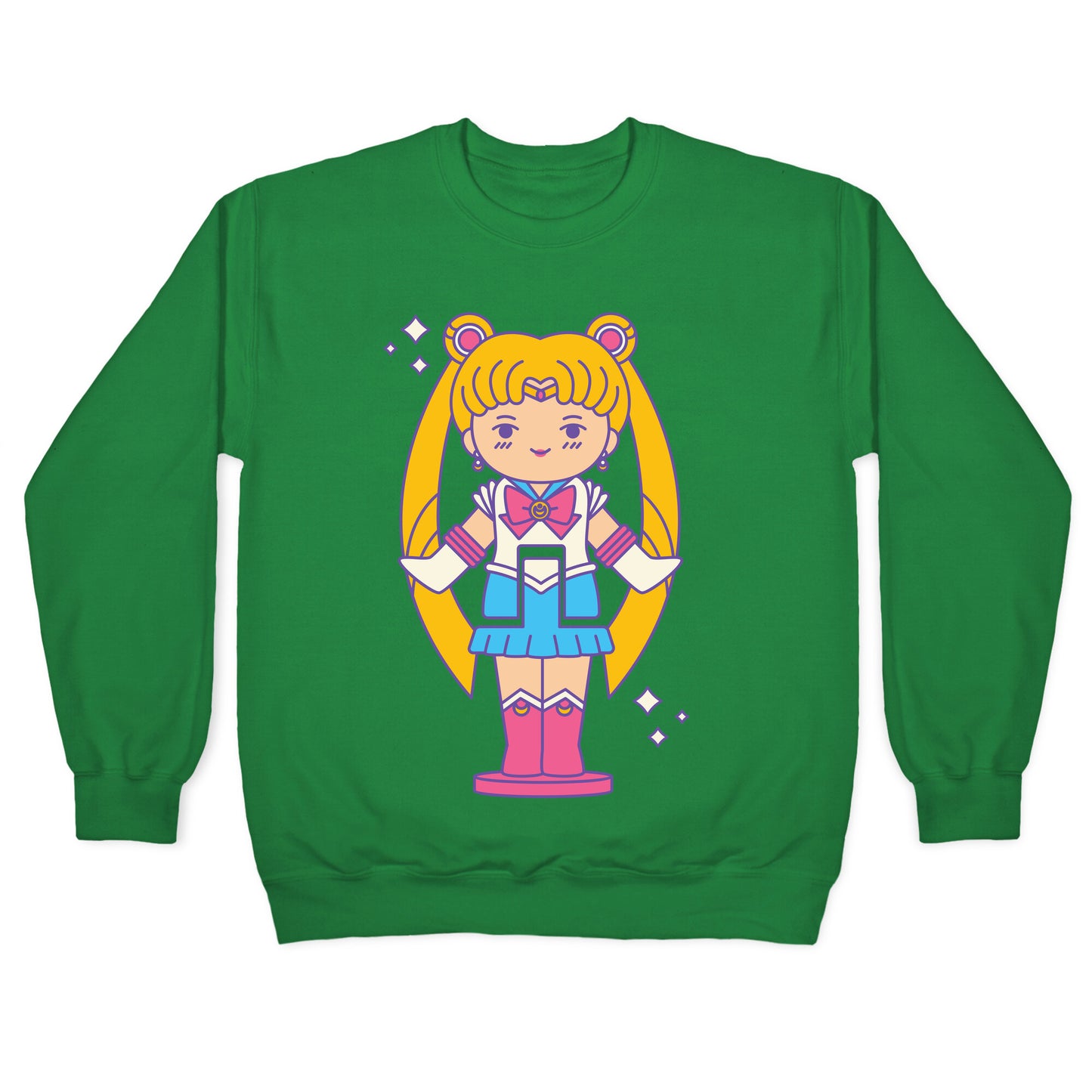 Sailor Moon Pocket Parody Crewneck Sweatshirt
