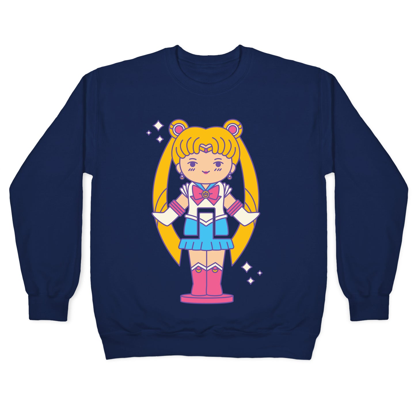 Sailor Moon Pocket Parody Crewneck Sweatshirt