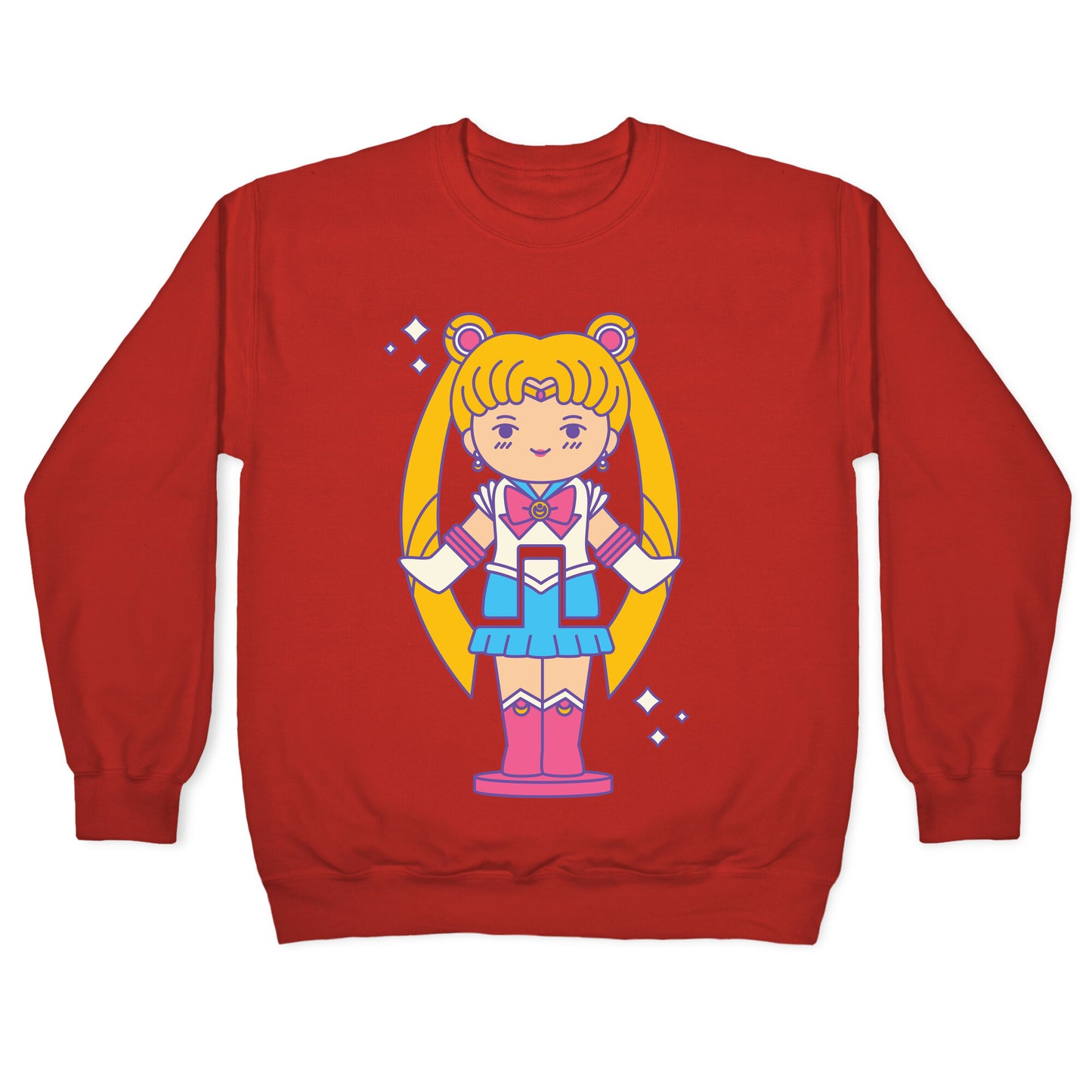 Sailor Moon Pocket Parody Crewneck Sweatshirt