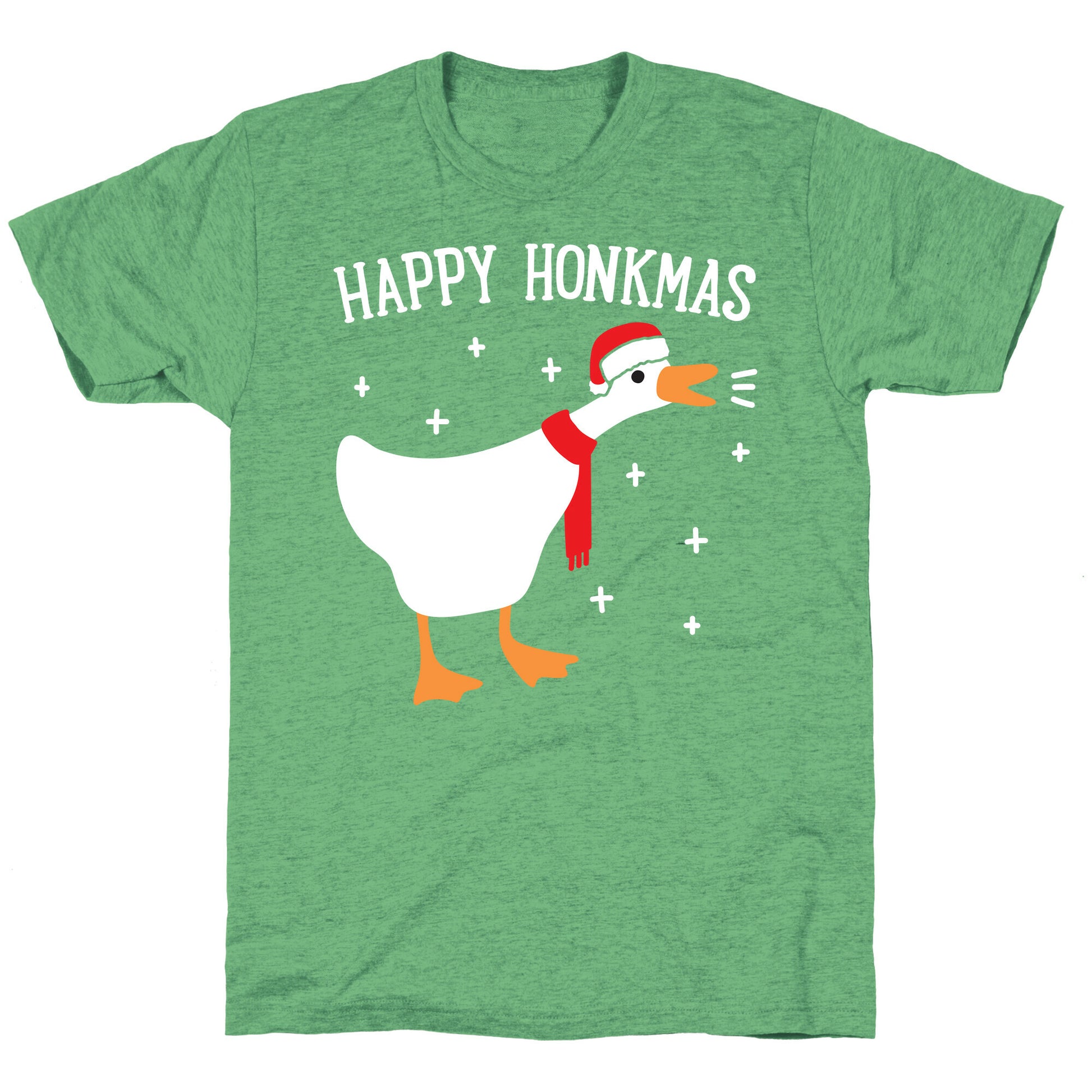 Happy Honkmas Goose Unisex Triblend Tee