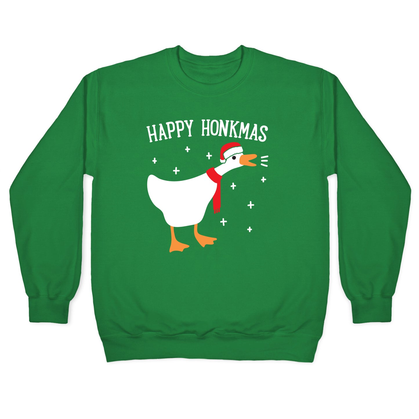 Happy Honkmas Goose Crewneck Sweatshirt