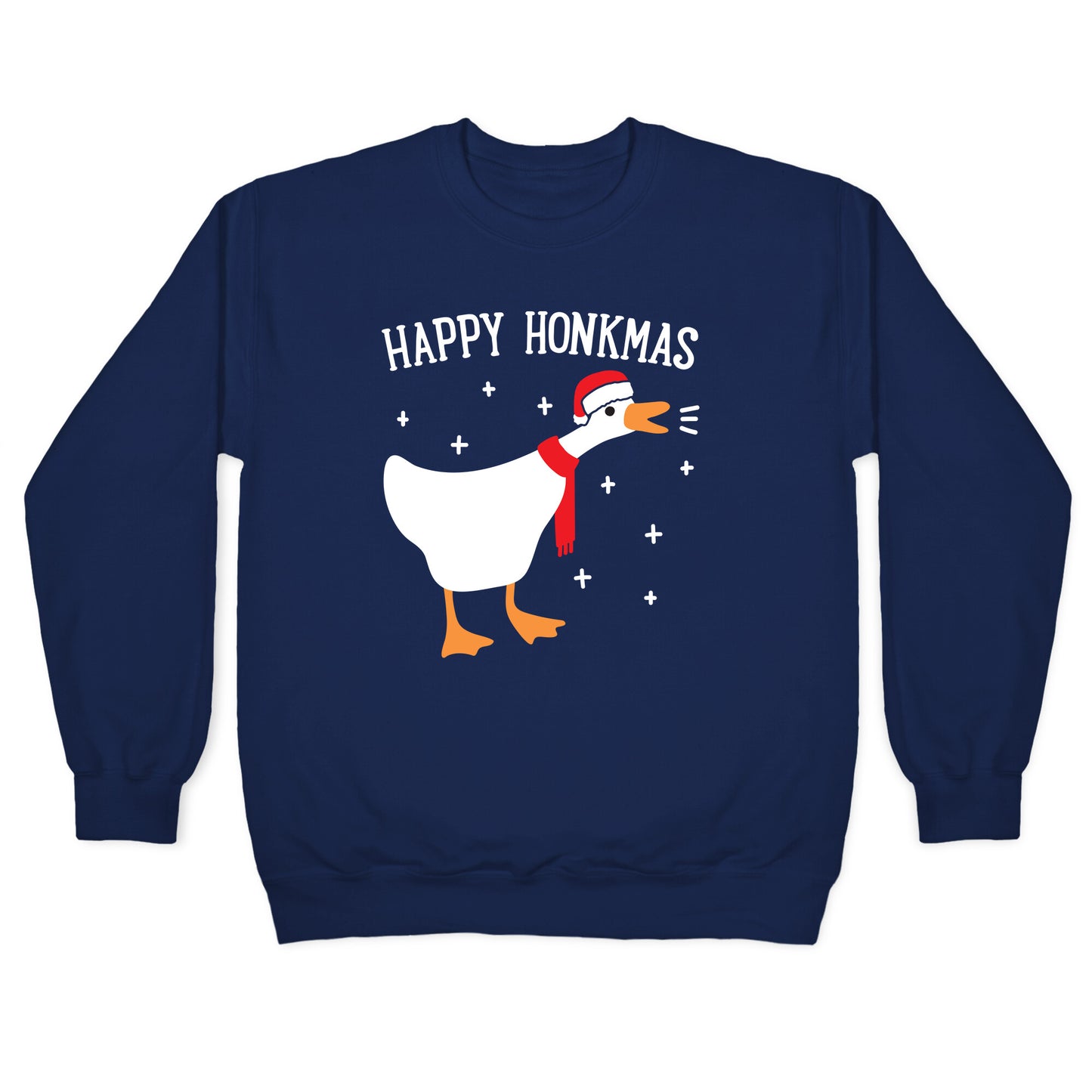 Happy Honkmas Goose Crewneck Sweatshirt