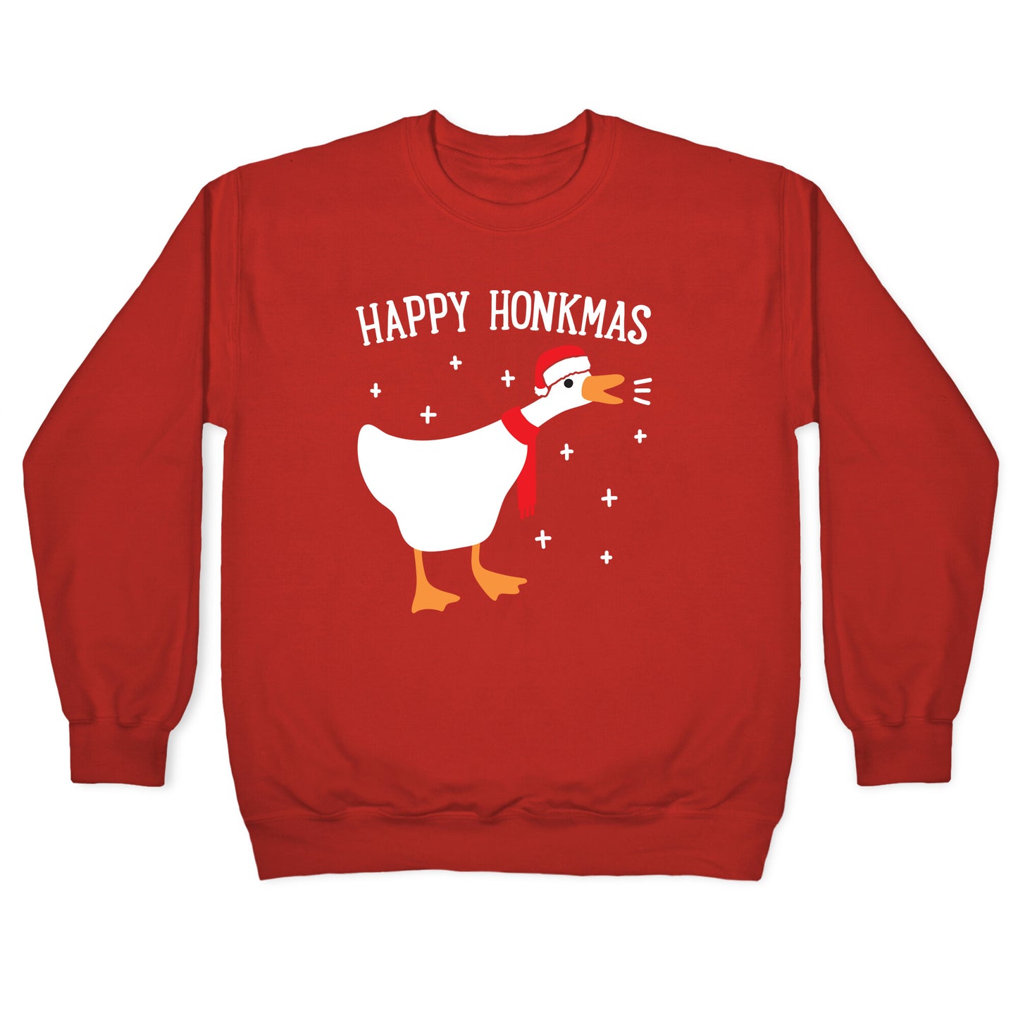 Happy Honkmas Goose Crewneck Sweatshirt