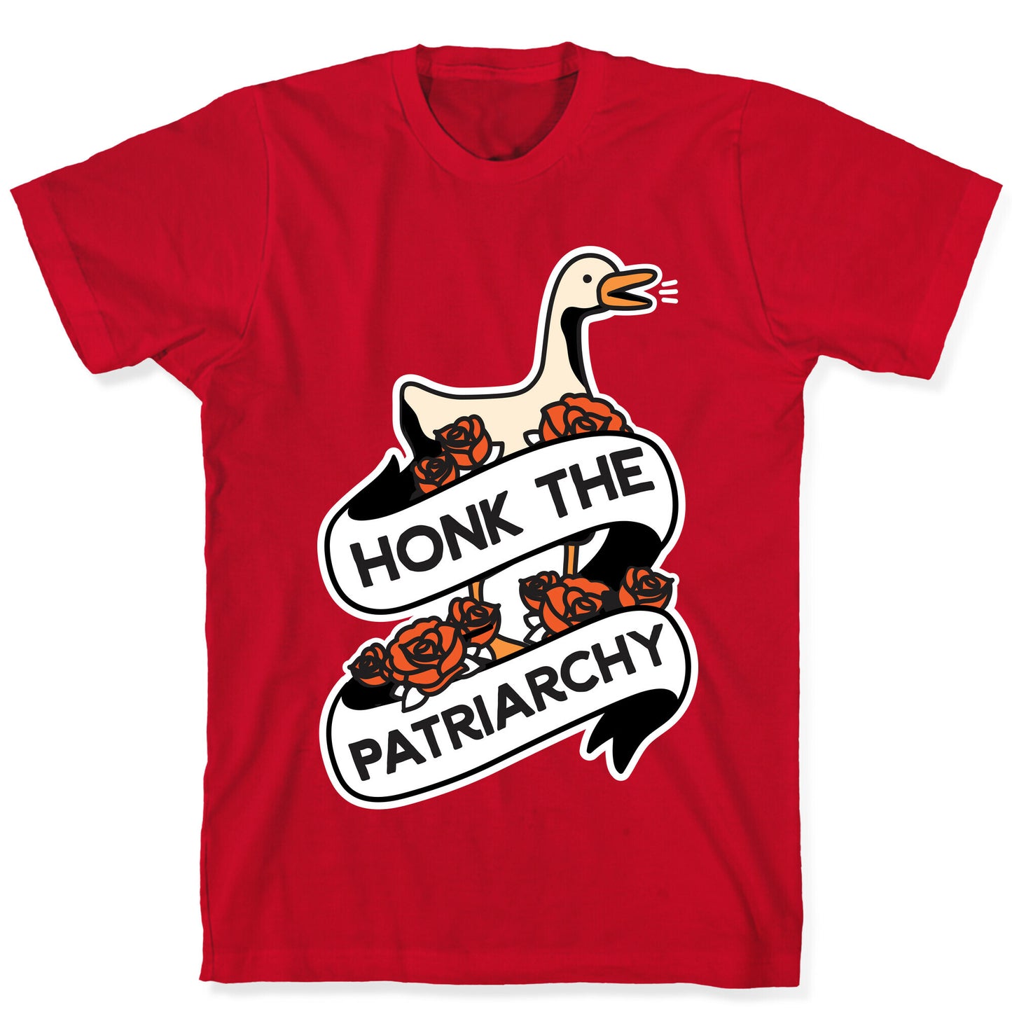 Honk The Patriarchy Goose T-Shirt