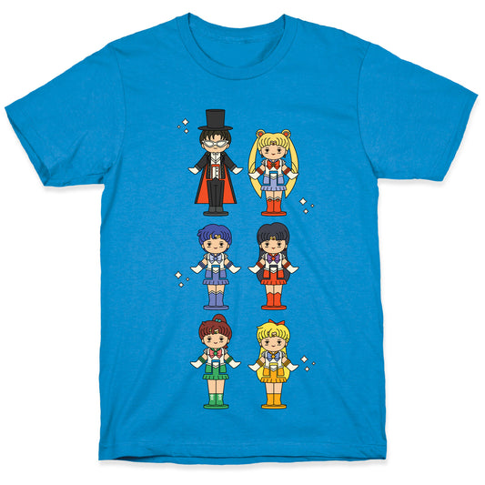 Sailor Moon Inner Senshi Pocket Parody T-Shirt