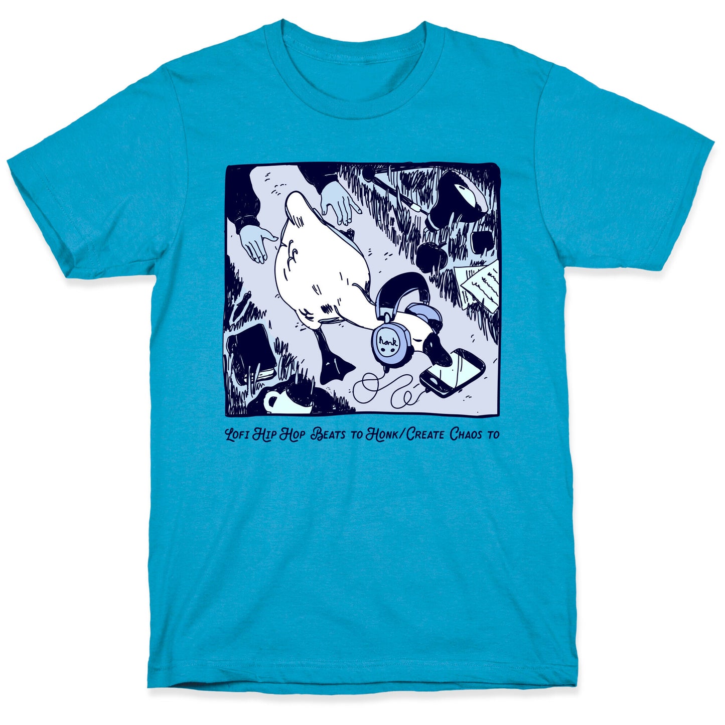 Lofi Hip Hop Goose Unisex Triblend Tee