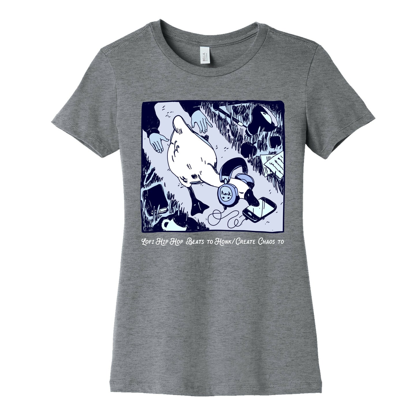 Lofi Hip Hop Goose Women's Cotton Tee