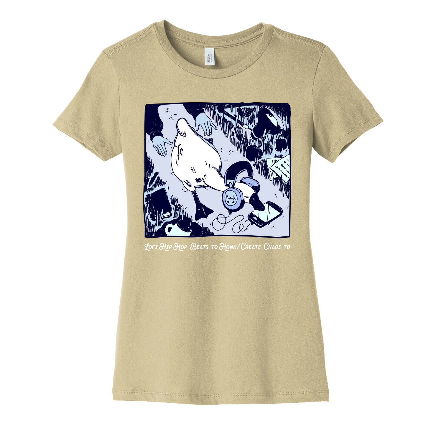 Lofi Hip Hop Goose Women's Cotton Tee