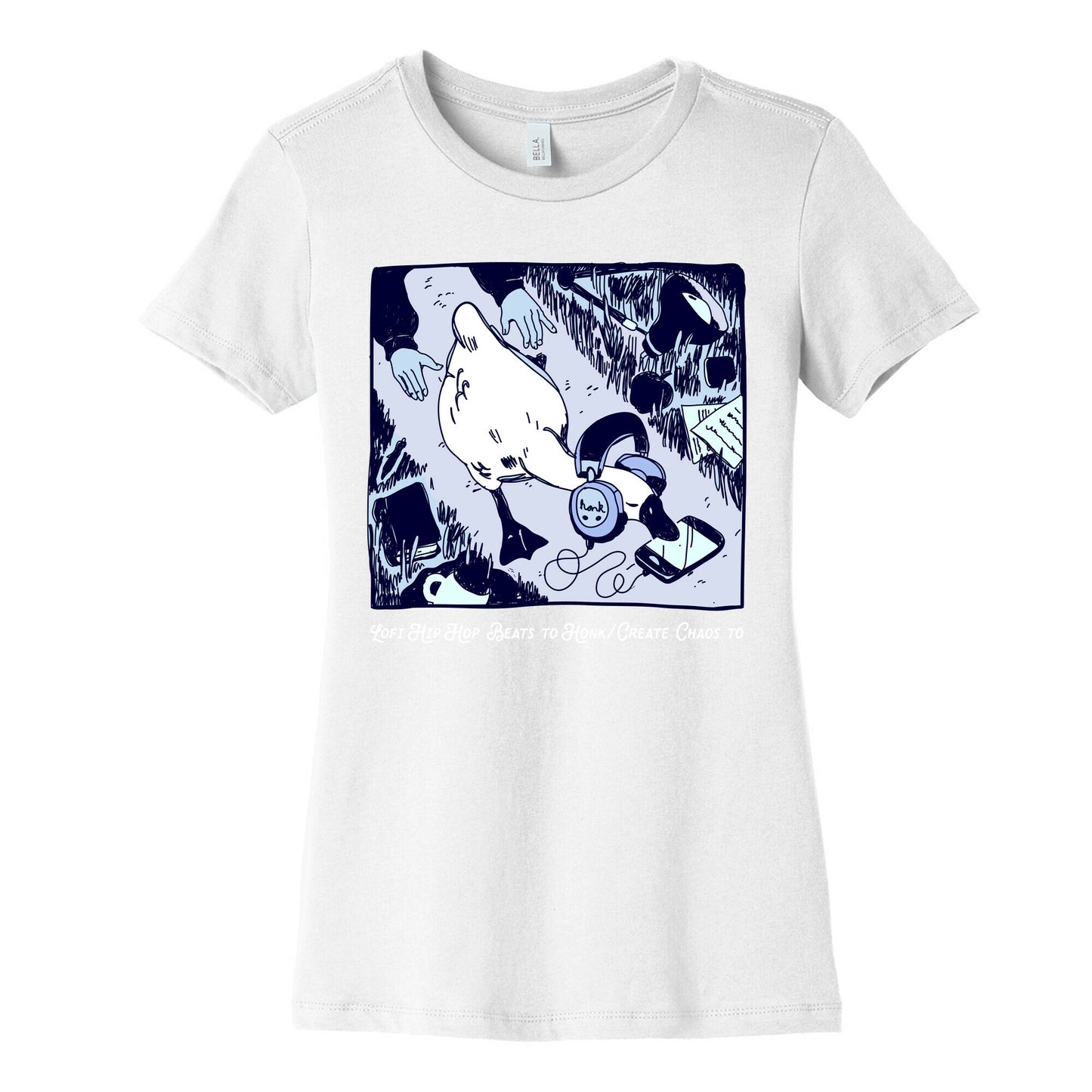 Lofi Hip Hop Goose Women's Cotton Tee